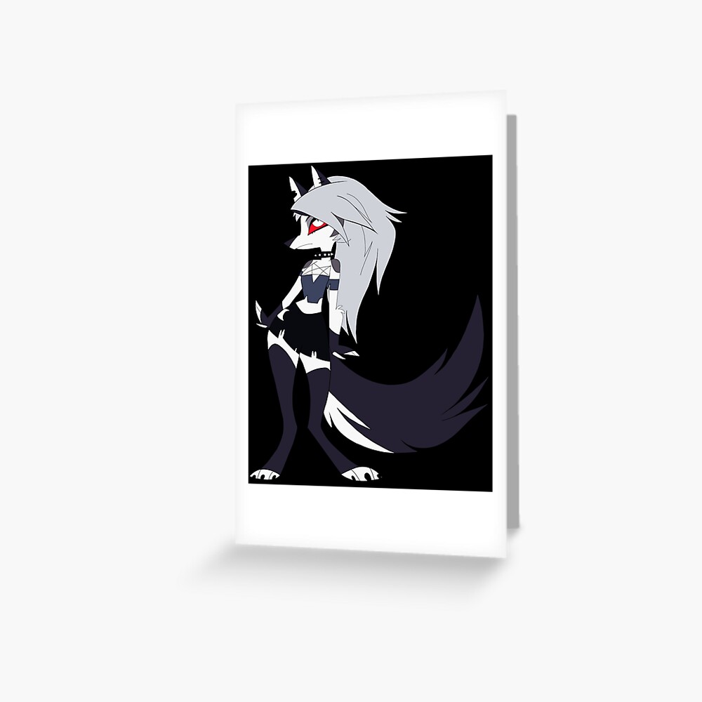 Helluva Boss Loona Greeting Card For Sale By Animstickers Redbubble