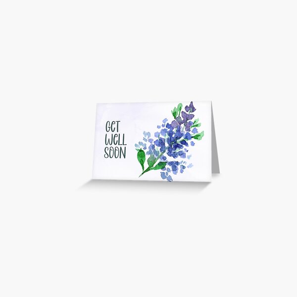 Healing Vibes Hydrangea Get Well Card