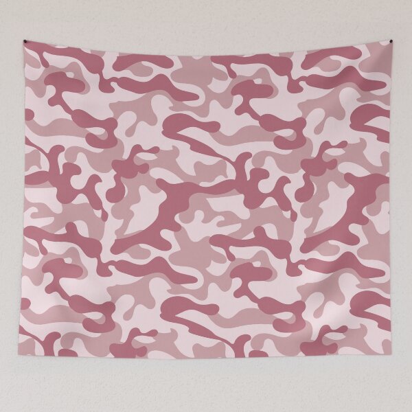 Item preview, Romantic pastel pink rose camouflage seamless pattern designed and sold by NineJuly.