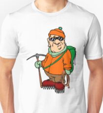 Funny Mountain Ice Climbing Unisex T-Shirt