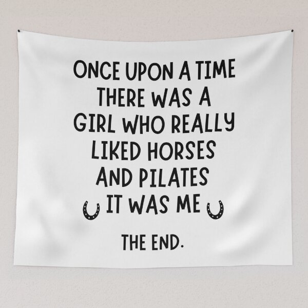 Item preview, A girl who really liked horses & pilates designed and sold by TheGreenGoat.