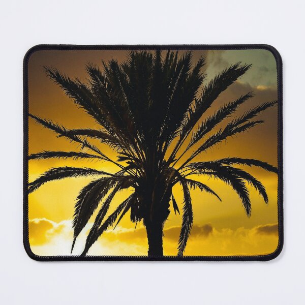 Palm at the beach Mouse Pad