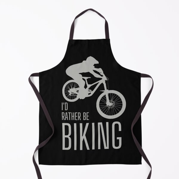 Item preview, I'd rather be biking. MTB. Mountain biker. Downhill. Silver designed and sold by JellyBeenzz.