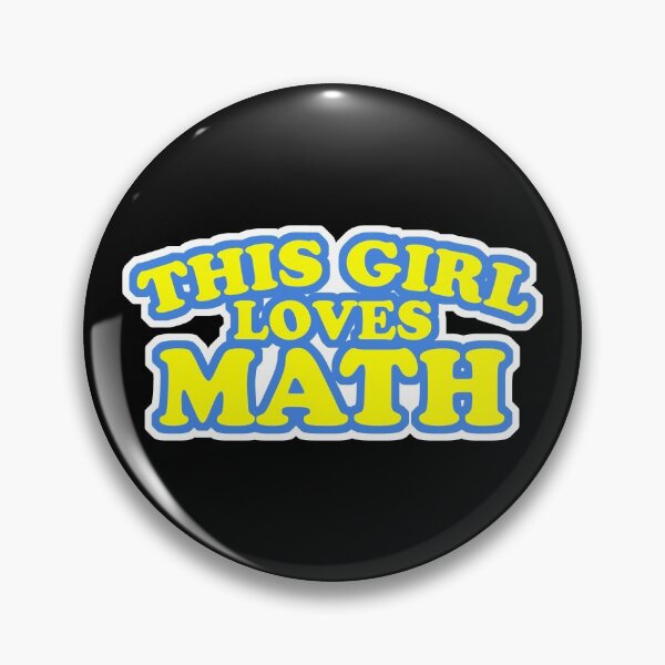 Item preview, This Girl Loves Math designed and sold by anziehend.