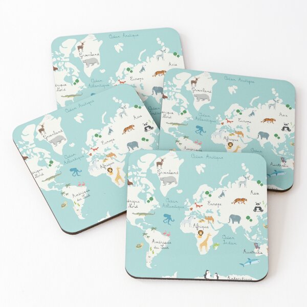 Item preview, World's map designed and sold by Facyne.