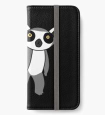 Ring Tailed Lemur Standing iPhone Wallet/Case/Skin