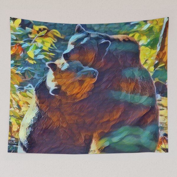 Item preview, Bear Cuddle In Slumber designed and sold by Fearless-Fox.