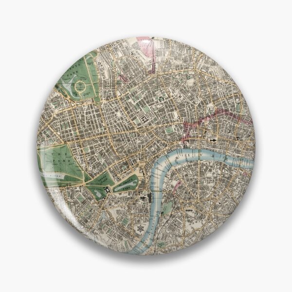 Item preview,  Whitbread's new plan of London, by J. Whitbread, 1853 designed and sold by vintagemapstore.