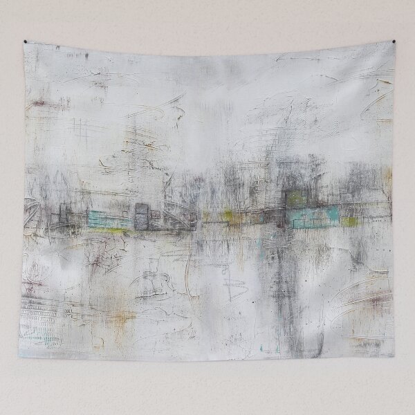 Item preview, Abstract Aqua Horizon C designed and sold by Jean Plout.