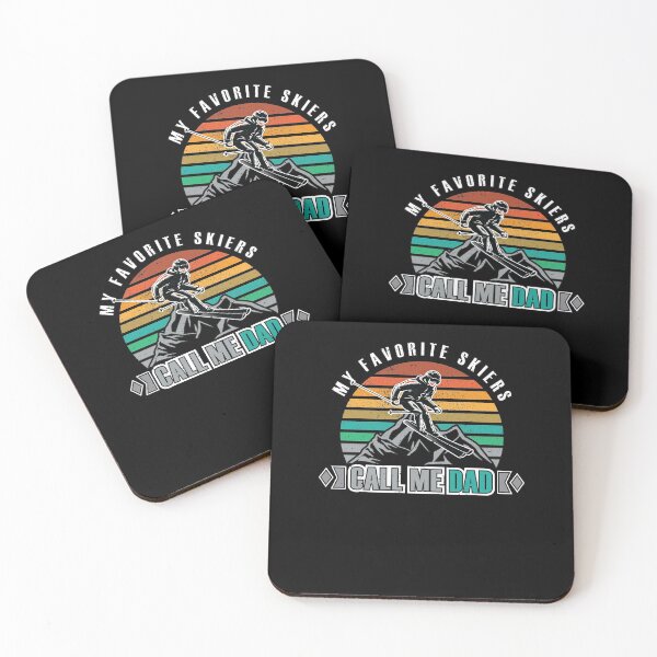 Item preview, Cool Dad Ski Matching Family Theme Skiing Lover Winter Sport designed and sold by MadrigueraSM-.