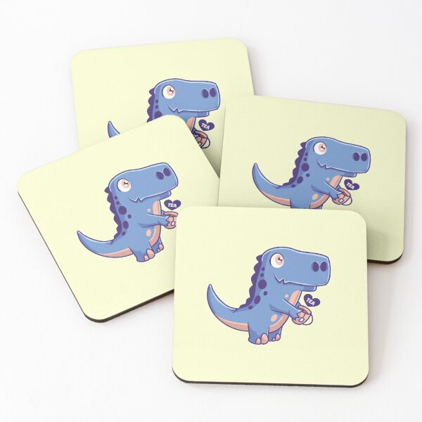 Item preview, Cute Blue Dinosaur Tea Rex designed and sold by KaylaStudio.
