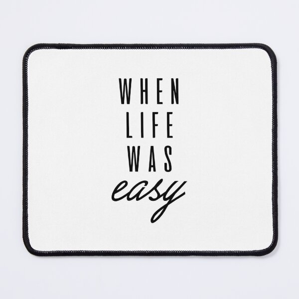 Item preview, WHEN LIFE WHAT easy (black) designed and sold by eileendiaries.