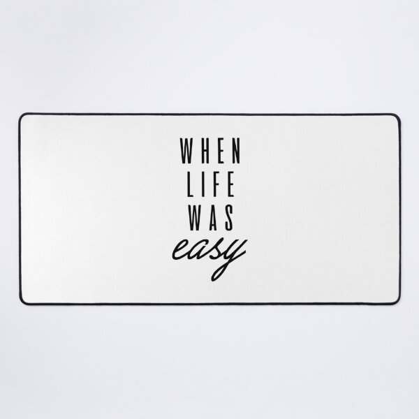 Item preview, WHEN LIFE WHAT easy (black) designed and sold by eileendiaries.