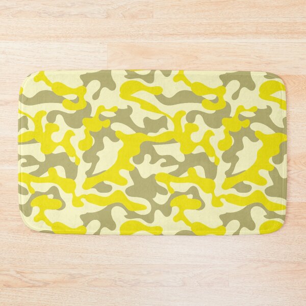 Item preview, Bright yellow camouflage seamless pattern. designed and sold by NineJuly.