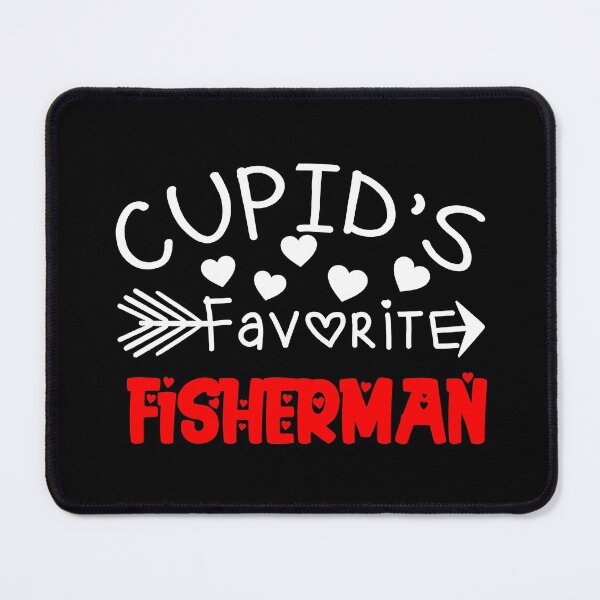 Item preview, Valentines Day Gift For Fisherman : Cupid's Favorite Fisherman  designed and sold by AMINE  ★★★★★.