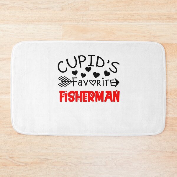 Item preview, Valentines Day Gift For Fisherman : Cupid's Favorite Fisherman  designed and sold by AMINE  ★★★★★.