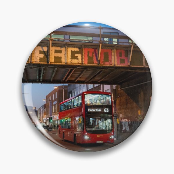 Item preview, Peckham bus at dusk  designed and sold by hawkie.