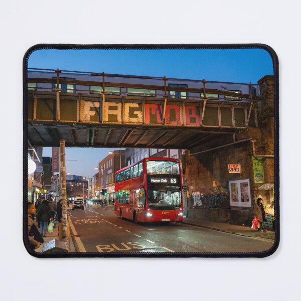 Item preview, Peckham bus at dusk  designed and sold by hawkie.