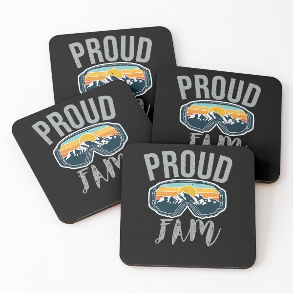 Item preview, Cool Ski Proud Fam Matching Family Theme Skiing Lover Winter designed and sold by MadrigueraSM-.
