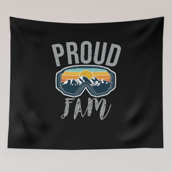 Item preview, Cool Ski Proud Fam Matching Family Theme Skiing Lover Winter designed and sold by MadrigueraSM-.