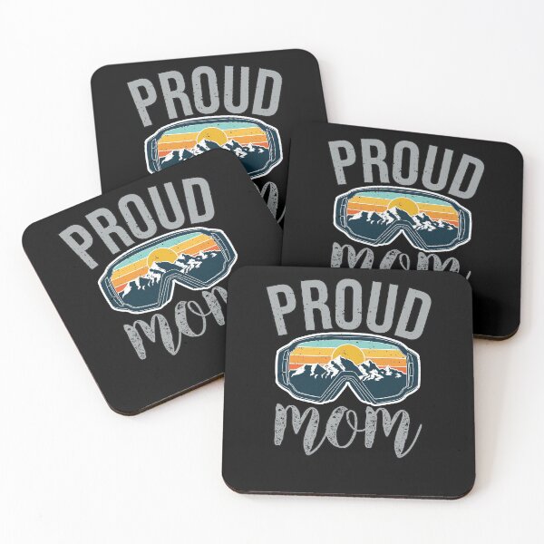 Item preview, Cool Ski Proud Mom Matching Family Theme Skiing Lover Winter designed and sold by MadrigueraSM-.