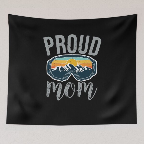 Item preview, Cool Ski Proud Mom Matching Family Theme Skiing Lover Winter designed and sold by MadrigueraSM-.