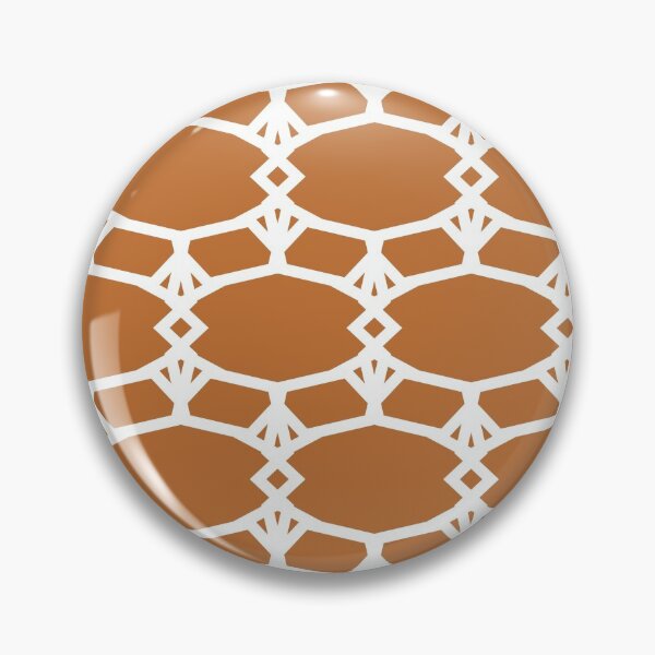 Item preview, Orange and White Ornamental Shape Pattern 5 Pairs DE 2022 Trending Color Carrot Cake DE5230 designed and sold by ColorOfTheYears.