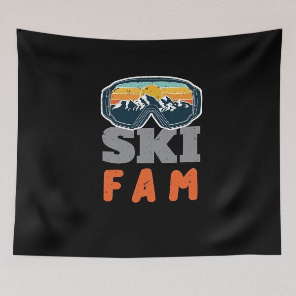 Item preview, Fun Ski Fam Skiing Lover Winter Sport Matching Family Theme designed and sold by MadrigueraSM-.