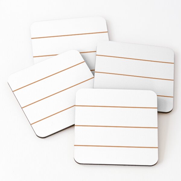 Item preview, Orange and White Horizontal Thin Stripe Pattern Pairs DE 2022 Trending Color Carrot Cake DE5230 designed and sold by ColorOfTheYears.