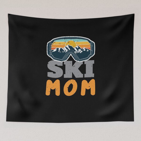 Item preview, Fun Ski Mom Skiing Lover Winter Sport Matching Family Theme designed and sold by MadrigueraSM-.