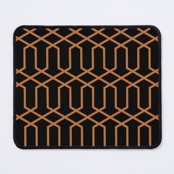 Item preview, Black and Orange Tessellation Line Pattern 10 Pairs DE 2022 Trending Color Carrot Cake DE5230 designed and sold by ColorOfTheYears.
