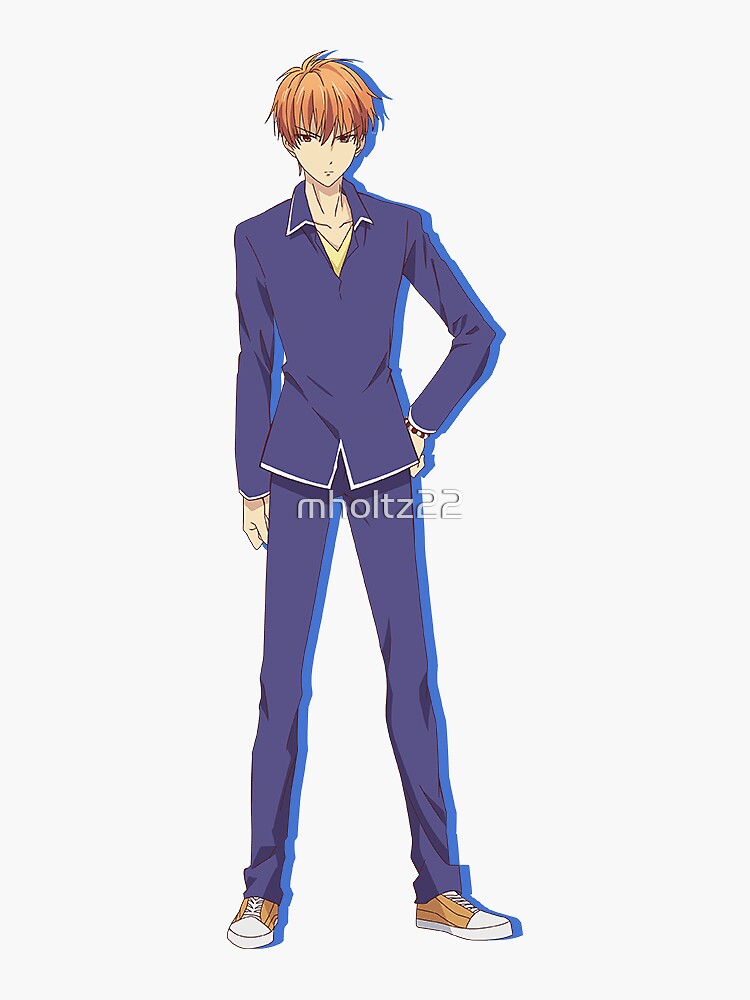 "Fruits Basket Kyo Standing" Sticker for Sale by mholtz22 Redbubble