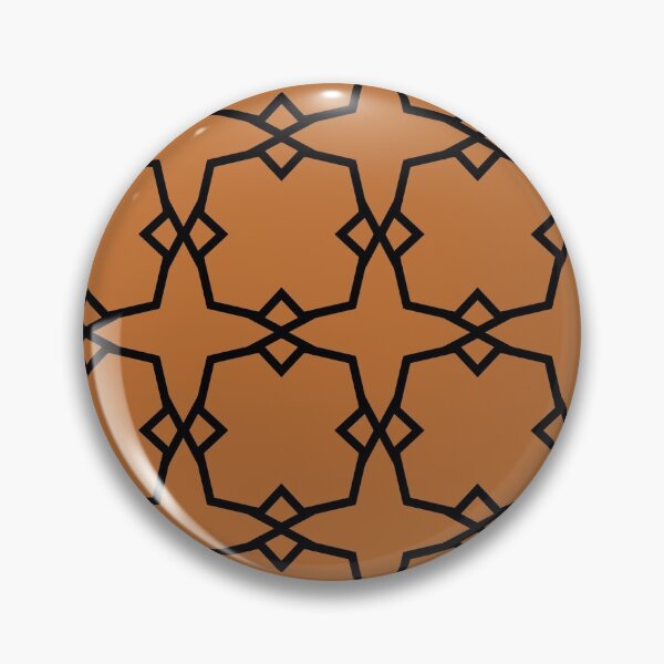 Item preview, Black and Orange Tessellation Line Pattern 30 Pairs DE 2022 Trending Color Carrot Cake DE5230 designed and sold by ColorOfTheYears.