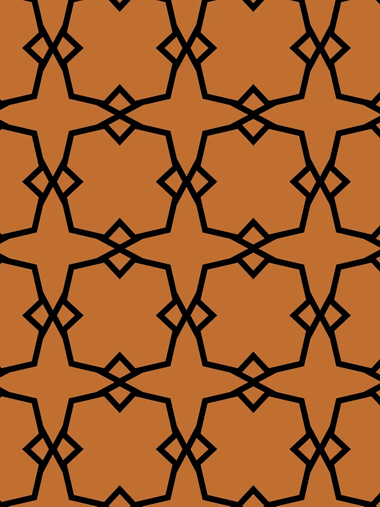 Thumbnail 6 von 6, Premium Oversized Pullover, Black and Orange Tessellation Line Pattern 30 Pairs DE 2022 Trending Color Carrot Cake DE5230 designt und verkauft von ColorOfTheYears.