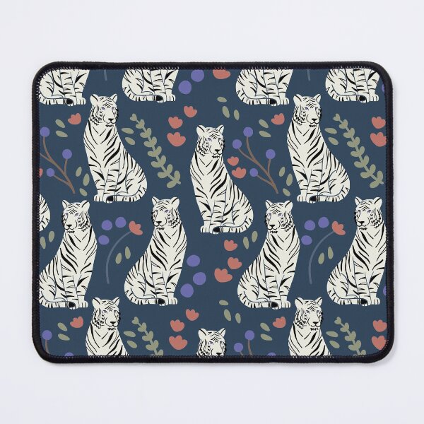 Item preview, The Tigers & Floral Doodle Pattern - Cute designed and sold by JoJo ®.
