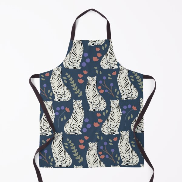 Item preview, The Tigers & Floral Doodle Pattern - Cute designed and sold by JoJo ®.