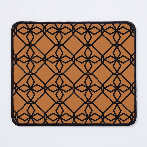 Item preview, Black and Orange Tessellation Line Pattern 34 Pairs DE 2022 Trending Color Carrot Cake DE5230 designed and sold by ColorOfTheYears.