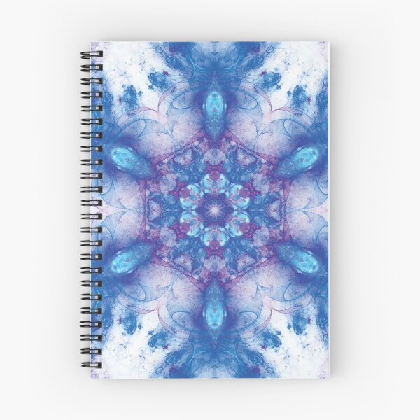 Item preview, Fractal pattern design in blues with violet designed and sold by effervescence.
