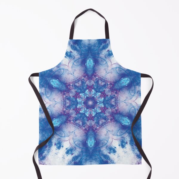 Item preview, Fractal pattern design in blues with violet designed and sold by effervescence.