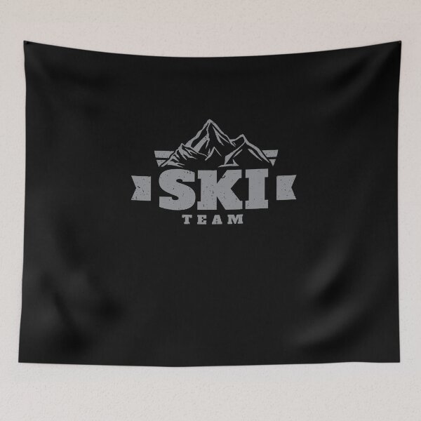 Item preview, Cool Ski Vintage Team for Skiing Lovers Winter Sport Skier designed and sold by MadrigueraSM-.