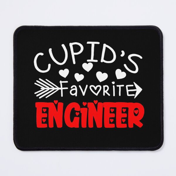 Item preview, Valentines Day Gift For Engineer: Cupid's Favorite Engineer designed and sold by AMINE ★★★★★.
