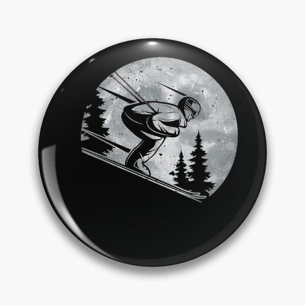 Item preview, Cool Skiing in the Mountains Ski Lovers Winter Sports Season designed and sold by MadrigueraSM-.