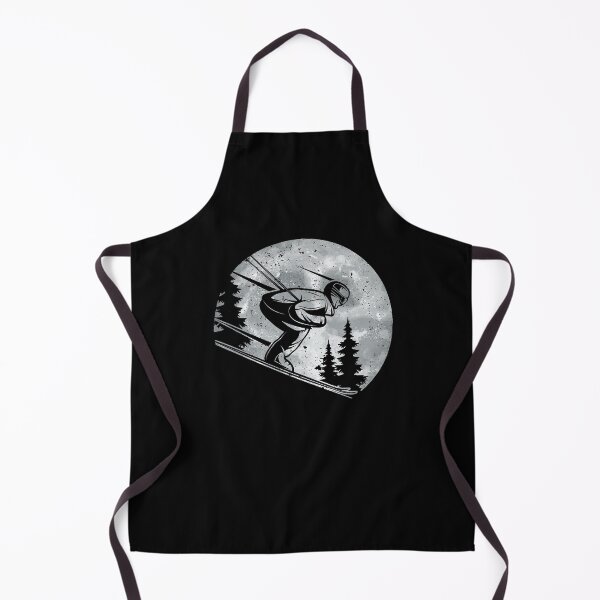 Item preview, Cool Skiing in the Mountains Ski Lovers Winter Sports Season designed and sold by MadrigueraSM-.