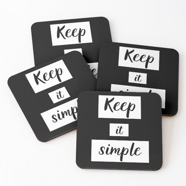 Item preview, Keep it simple designed and sold by IvekDesigns.