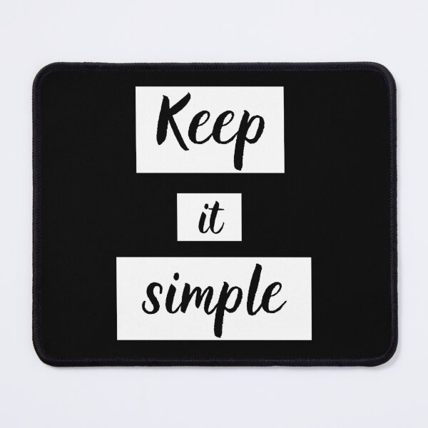 Item preview, Keep it simple designed and sold by IvekDesigns.