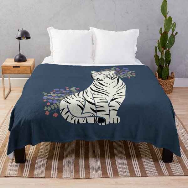 Item preview, Tirsa the Tiger & Floral Doodle - Cute Jungle Cat designed and sold by JoJo ®.