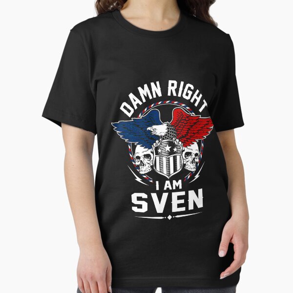 Artikel-Vorschau von Sven Name T Shirt - Verdammt richtig ich bin Sven Geschenkartikel Tee, designt und verkauft von artiagasonya.