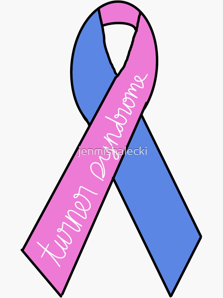 "Turner Syndrome Awareness Ribbon" Sticker for Sale by jenmishalecki