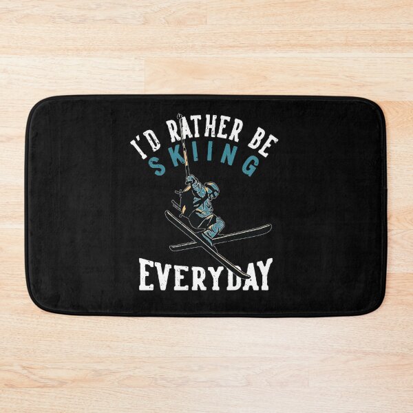 Item preview, Cool Vintage I'd Rather Be Skiing Ski Lovers Winter Sports designed and sold by MadrigueraSM-.