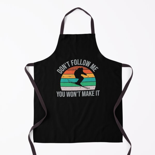 Item preview, Cool Vintage Ski Don't Follow Me Skiing Lovers Winter Sports designed and sold by MadrigueraSM-.
